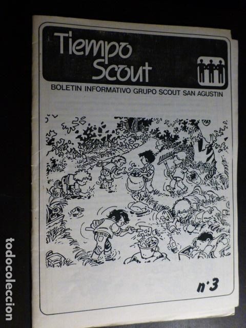 Coleccionismo de Revistas y Peri&oacute;dicos: TIEMPO SCOUT BOLETIN GRUPO SCOUT SAN AGUSTIN N&ordm; 3 BOY SCOUTS EXPLORADORES ESPA&Ntilde;A ESCULTISMO