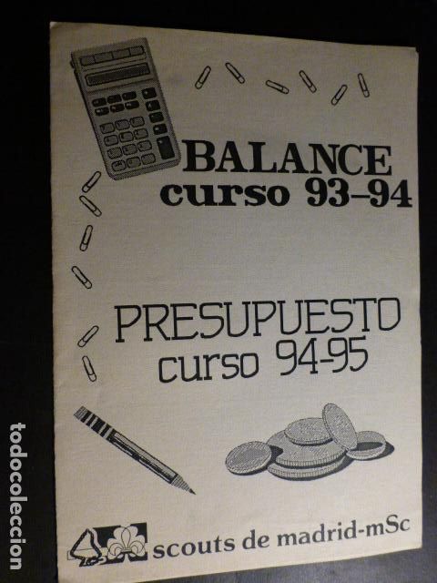 Collection Magazines and Newspapers: BOY SCOUTS MADRID BALANCE 93 94 BOY SCOUTS EXPLORADORES ESPA&Ntilde;A ESCULTISMO