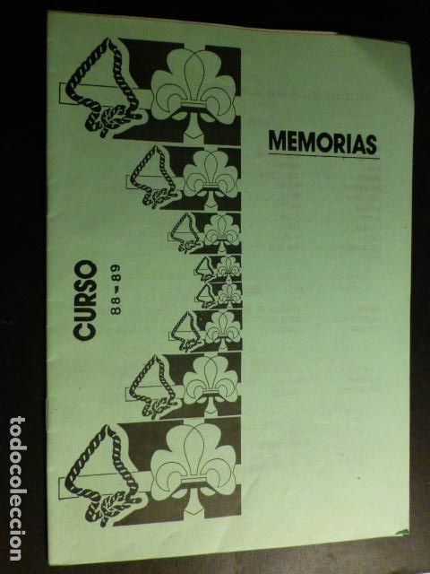 Collezionismo di Riviste e Giornali: BOY SCOUTS MADRID MEMORIAS 1988 1989 BOY SCOUTS EXPLORADORES ESPA&Ntilde;A ESCULTISMO