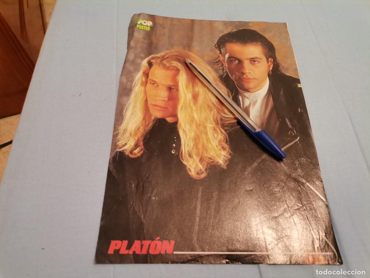 Coleccionismo de Revistas y Peri&oacute;dicos: SUPER POP P&Oacute;STER GRUPO PLATON