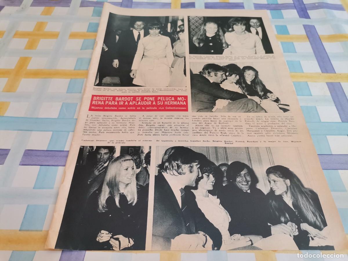Coleccionismo de Revistas y Peri&oacute;dicos: BRIGITTE BARDOT RECORTE REVISTA 1967