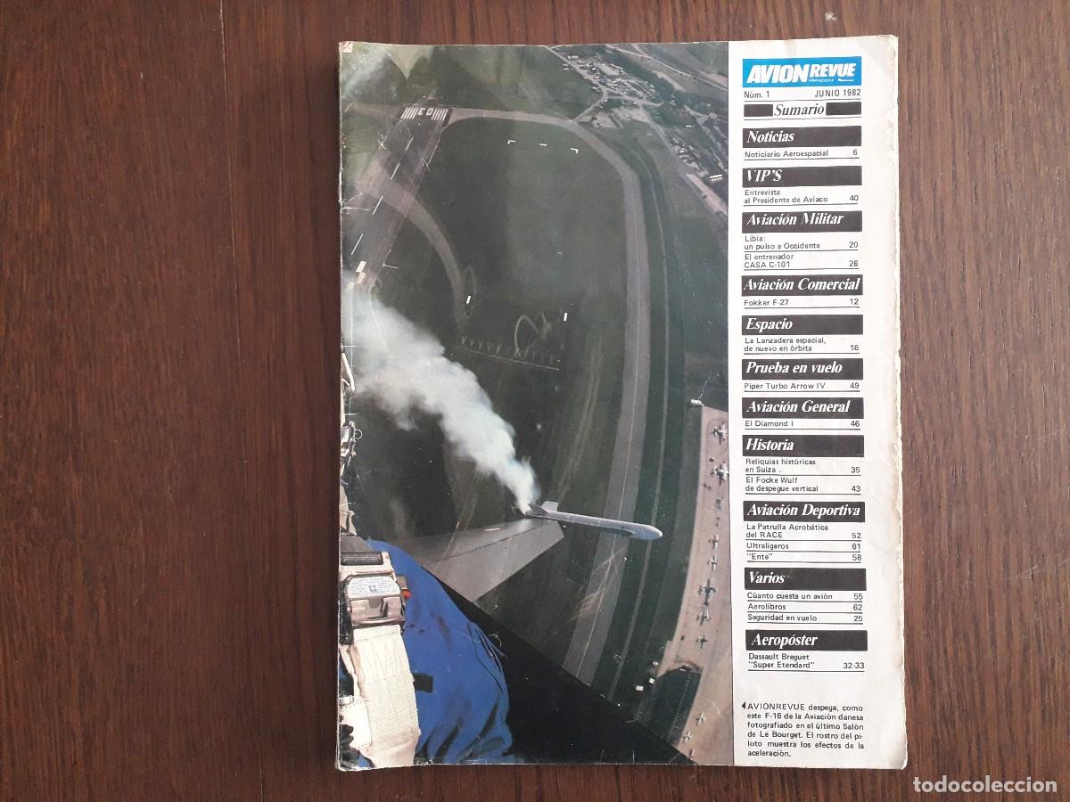 Collection Magazines and Newspapers: revista, avion revue, n&ordm; 1, a&ntilde;o 1982