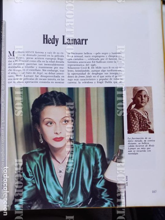 Sammeln von Zeitschriften und Zeitungen: HEDY LAMARR