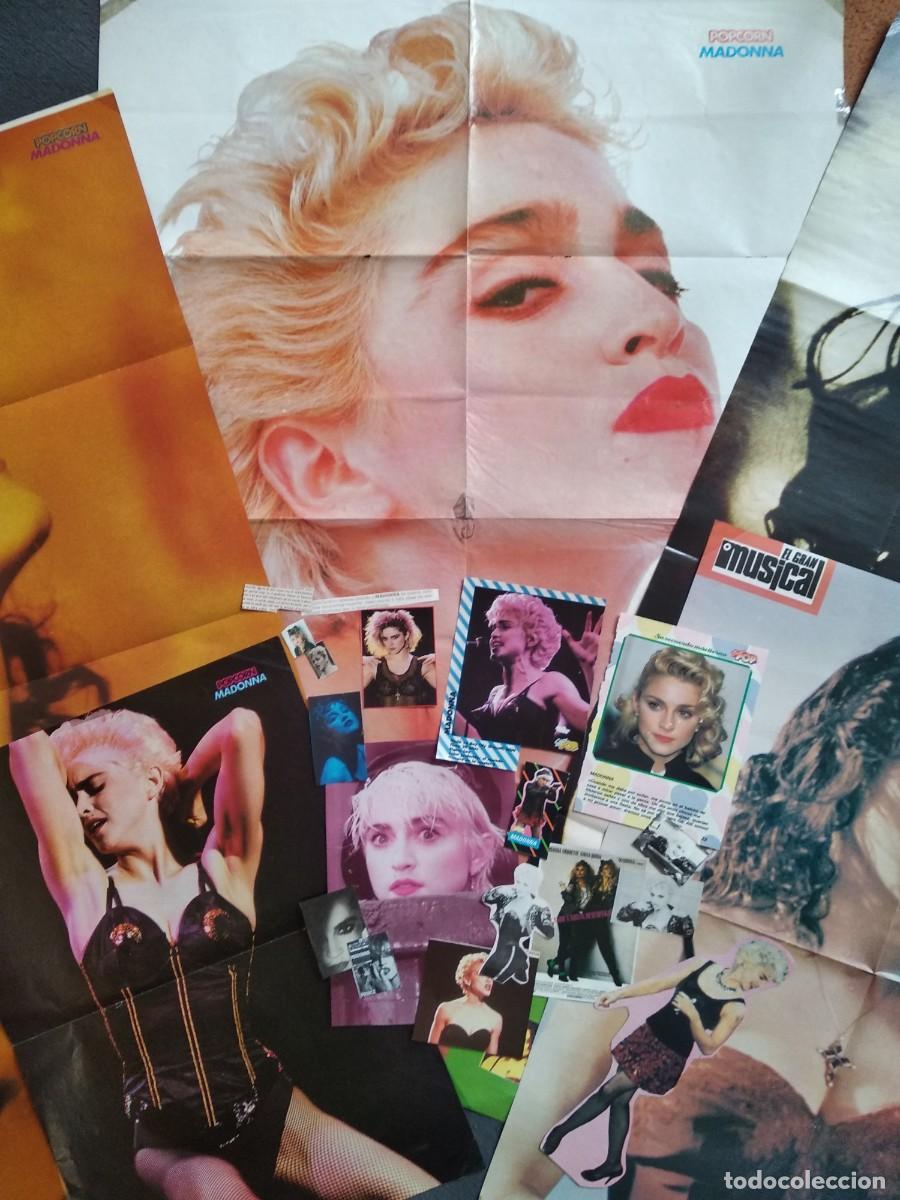 Coleccionismo de Revistas y Peri&oacute;dicos: Lote Madonna Posters y clips