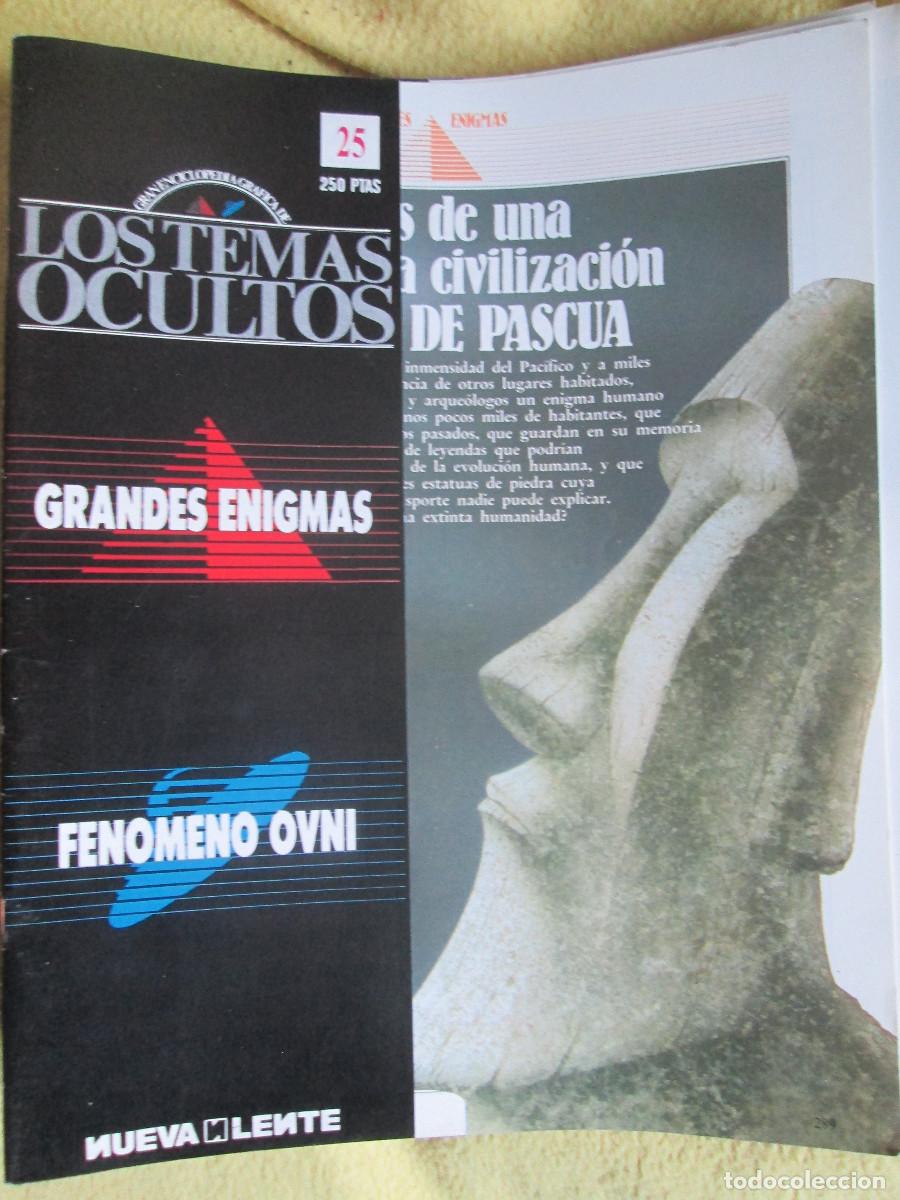 Coleccionismo de revistas y peri&oacute;dicos: LOS TEMAS OCULTOS- GRANDES ENIGMAS , FENOMENO OVNI N&ordm; 25