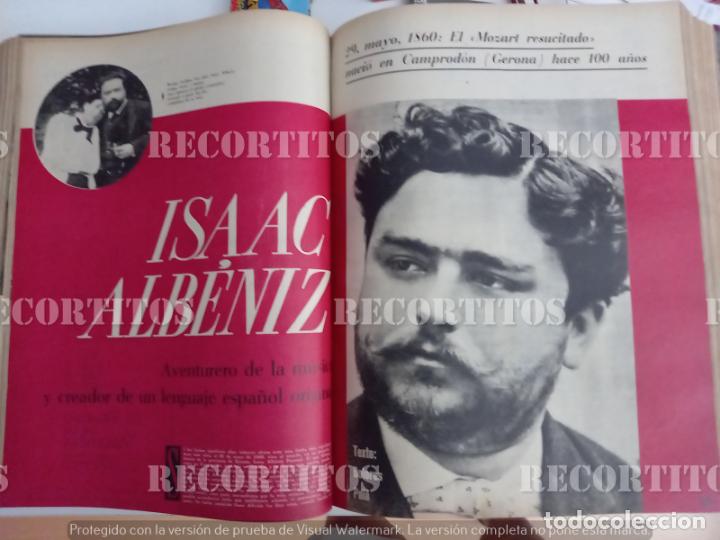 Sammeln von Zeitschriften und Zeitungen: ISAAC ALBENIZ