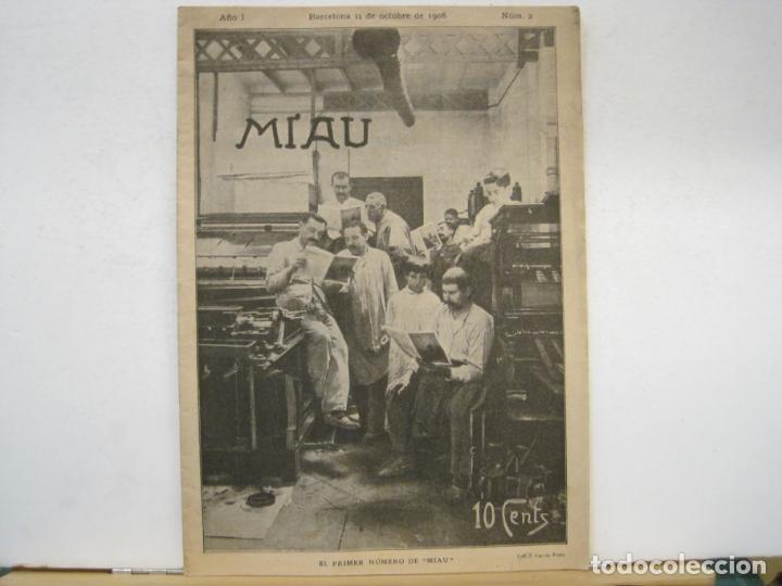 Collection Magazines and Newspapers: MIAU-NUMERO 2-11 OCTUBRE 1906-REVISTA ANTIGUA-VER FOTOS-(K-7628)