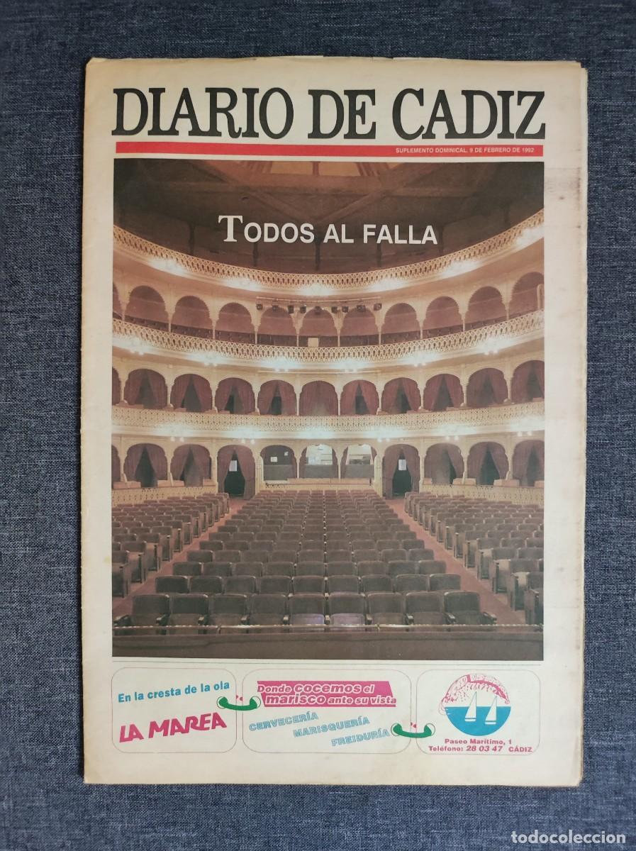 Coleccionismo de Revistas y Peri&oacute;dicos: 1992 - ESPECIAL CARNAVAL DE CADIZ / FOTO, AUTOR&Iacute;A Y COMPONENTES DE LAS AGRUPACIONES DEL FALLA