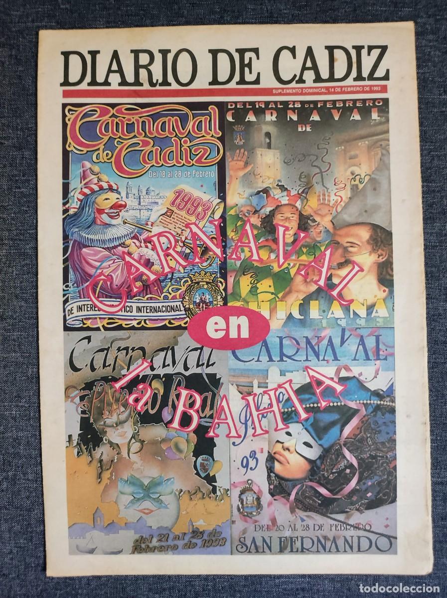 Coleccionismo de Revistas y Peri&oacute;dicos: 1993 - ESPECIAL CARNAVAL DE LA PROVINCIA DE CADIZ : CHICLANA, PUERTO REAL Y SAN FERNANDO