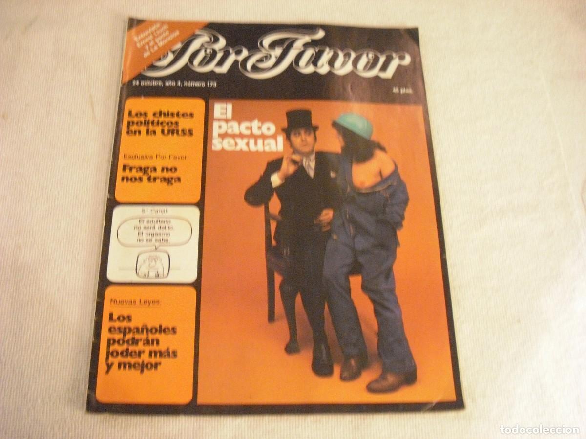 Coleccionismo de revistas y peri&oacute;dicos: POR FAVOR N. 173 , OCTUBRE 1977.