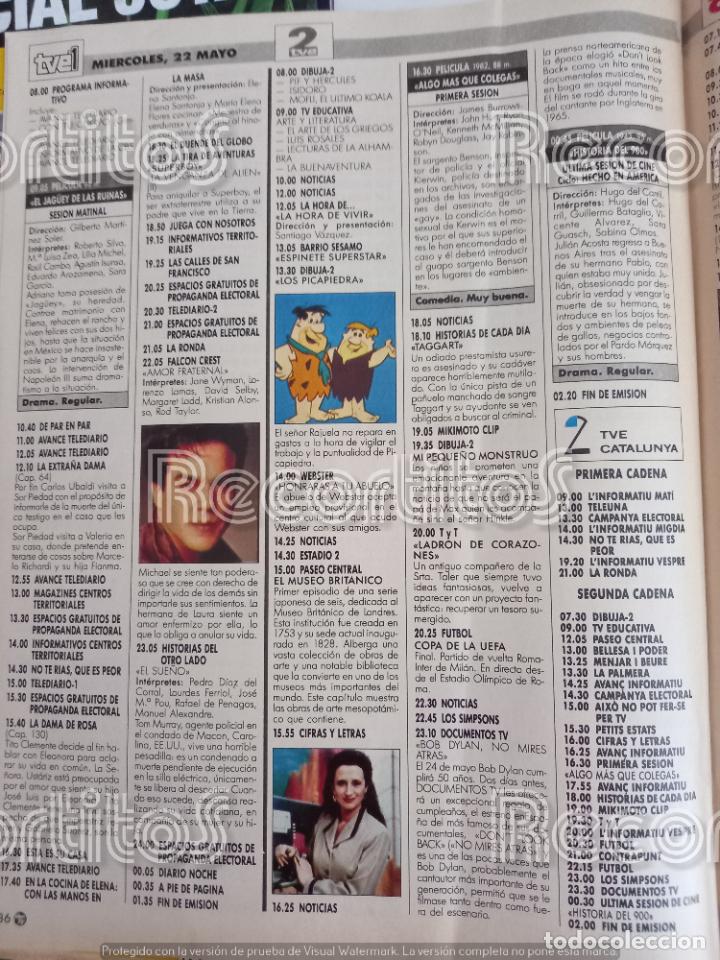 Coleccionismo de Revistas y Peri&oacute;dicos: ELISENDA ROCA LOS PICAPIEDRA FALCON CREST