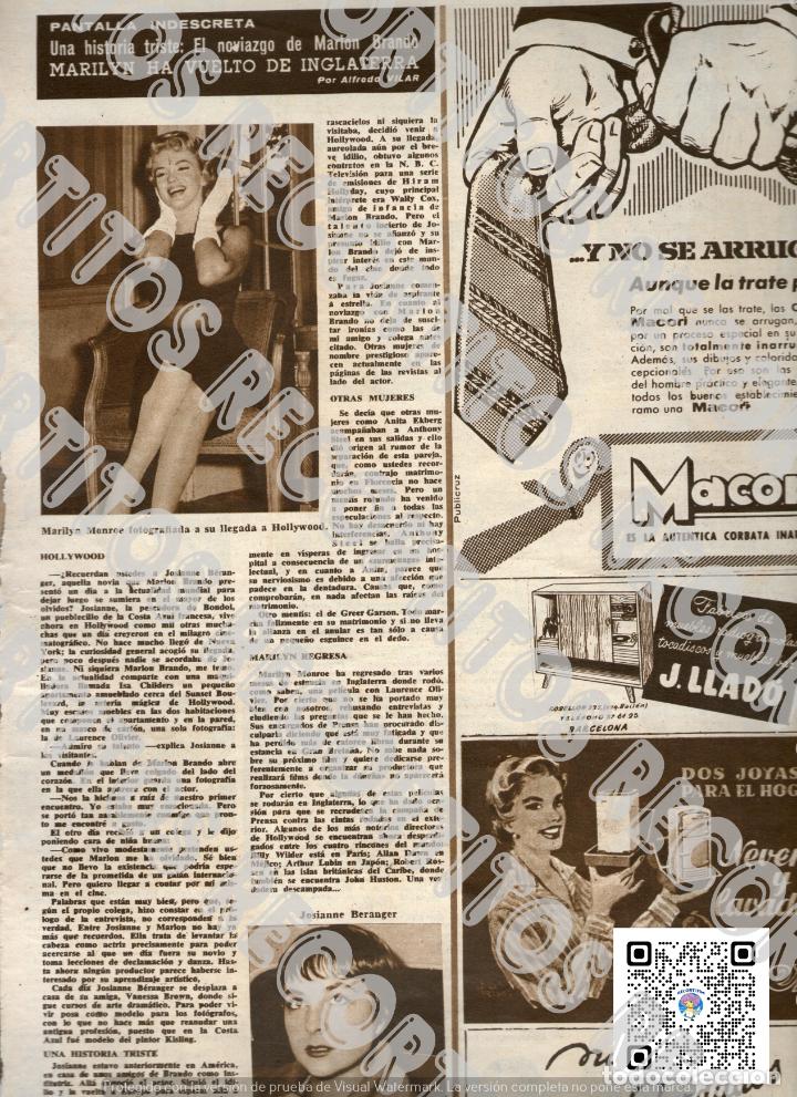 Coleccionismo de revistas y peri&oacute;dicos: SCAN MARILYN MONROE