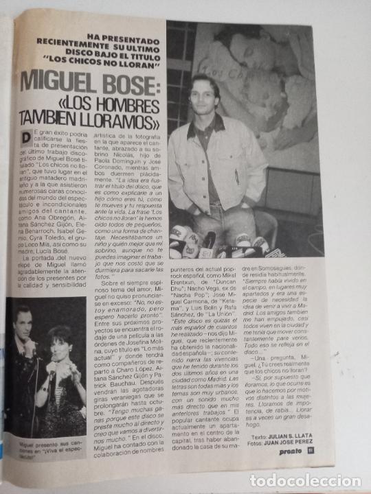 Coleccionismo de Revistas y Peri&oacute;dicos: MIGUEL BOSE recorte prensa