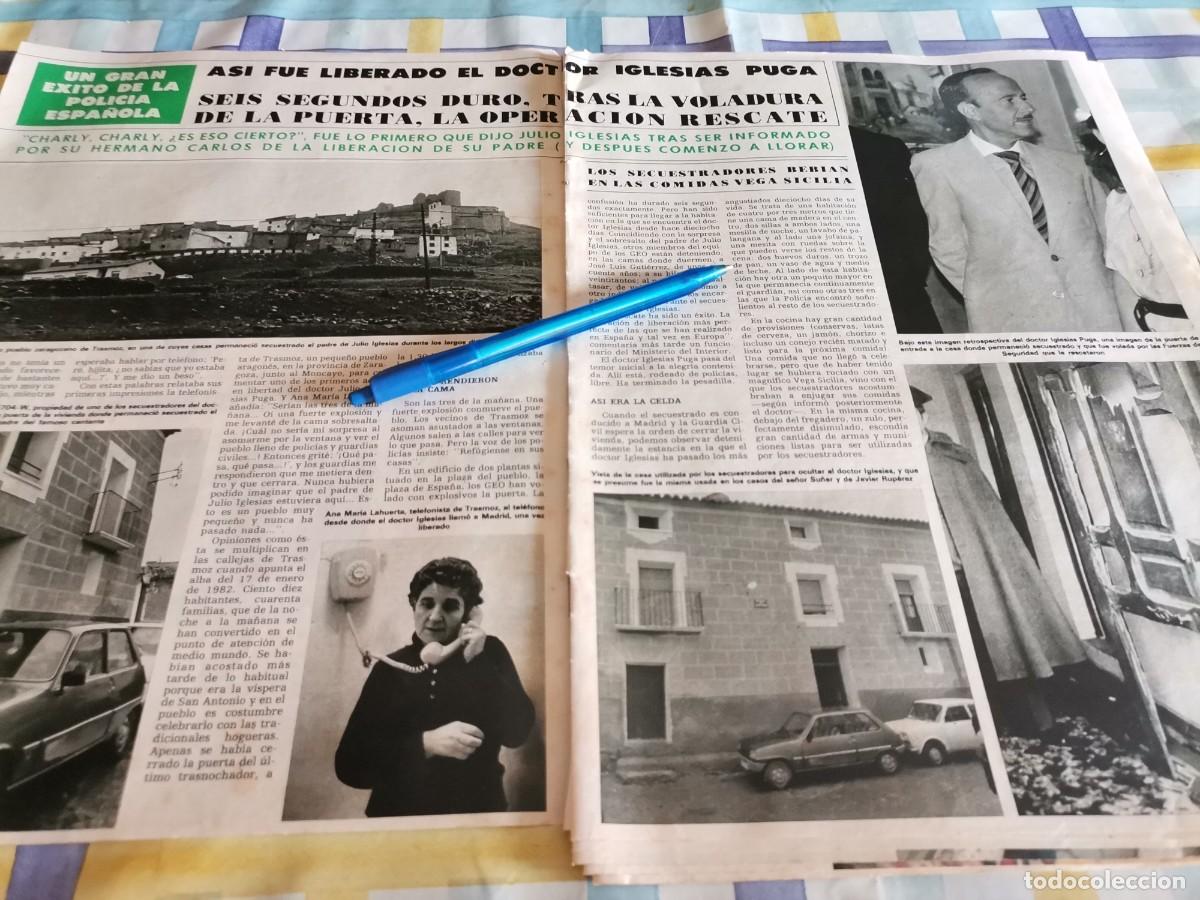 Coleccionismo de Revistas y Peri&oacute;dicos: DOCTOR IGLESIAS FUE LIBERADO, JULIO IGLESIAS, ISABEL PREYSLER RECORTE REVISTA 24 PAGINAS 1982