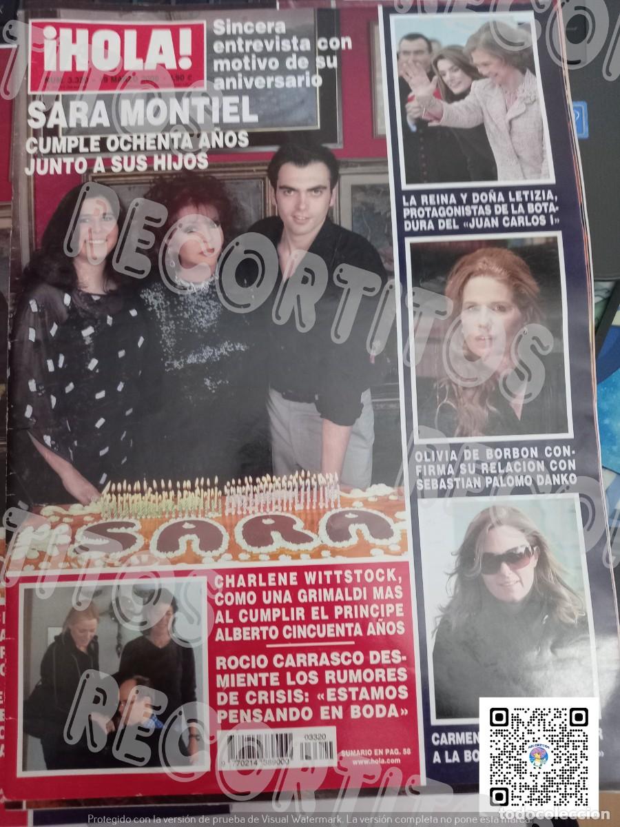 Coleccionismo de revistas y peri&oacute;dicos: recorte portada sara montiel
