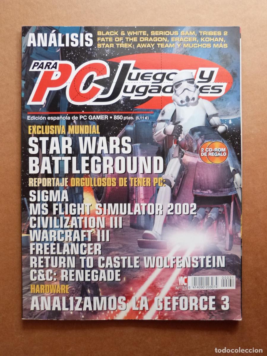 Coleccionismo de revistas y peri&oacute;dicos: PC Juegos y Jugadores 31 Star Wars Battleground Tribes 2 Fallout Tactics Blade The Edge of Darkness