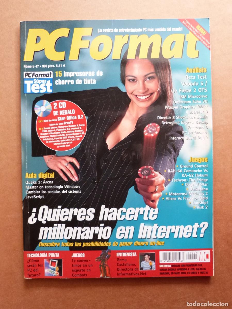 Coleccionismo de revistas y peri&oacute;dicos: PC Format n&ordm; 47 Amasa una fortuna con la red Daikatana Gunship Ground Control Voodoo 5 vs GF2