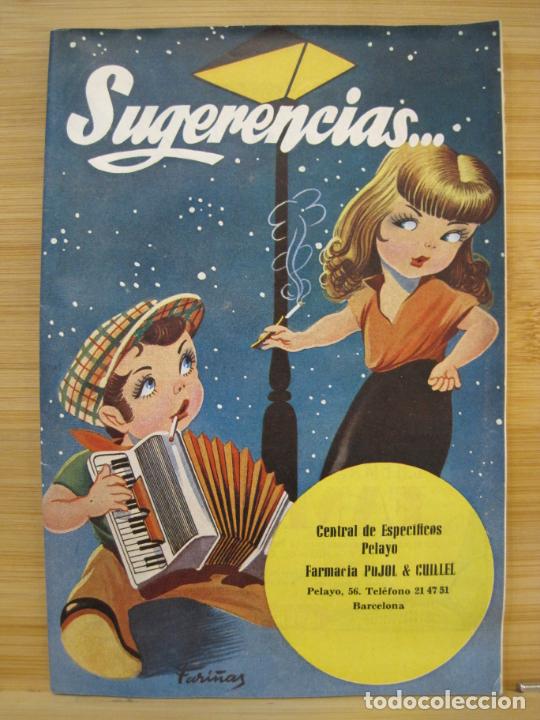 Coleccionismo de revistas y peri&oacute;dicos: SUGERENCIAS-OCTUBRE 1956-REVISTA PUBLICIDAD FARMACIA PUJOL & CULLEL-BARCELONA-VER FOTOS-(K-7798)