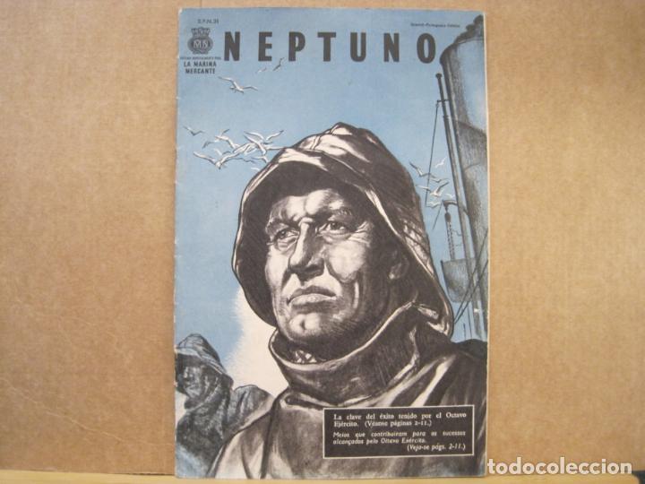 Coleccionismo de revistas y peri&oacute;dicos: NEPTUNO-LA MARINA MERCANTE-REVISTA ANTIGUA-VER FOTOS-(K-7805)