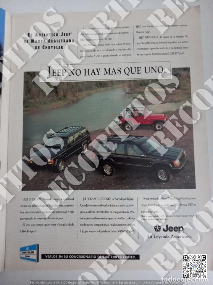 Coleccionismo de Revistas y Peri&oacute;dicos: ANUNCIO PUBLICIDAD MOTOR CHRYSLER JEEP