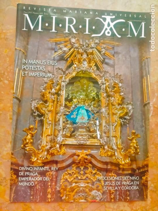 Coleccionismo de revistas y peri&oacute;dicos: REVISTA RELIGOSA MARIANA MIRIAM PROCESIONES DEL NI&Ntilde;O JESUS DE PRAGA SEVILLA Y CORDOBA