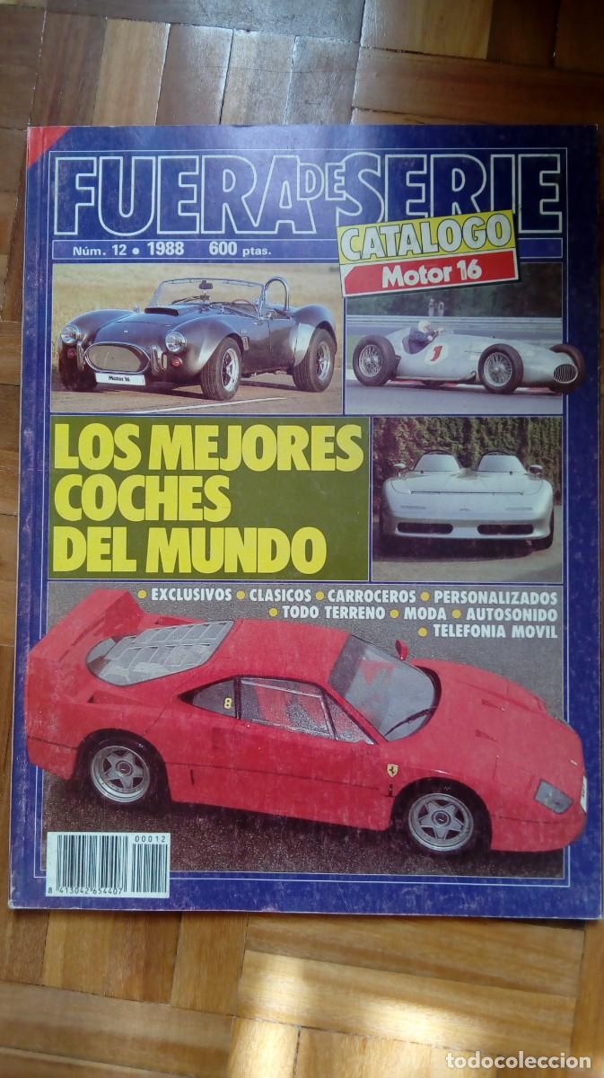 Coleccionismo de Revistas y Peri&oacute;dicos: Motor 16 catalogo anual coches fuera de serie