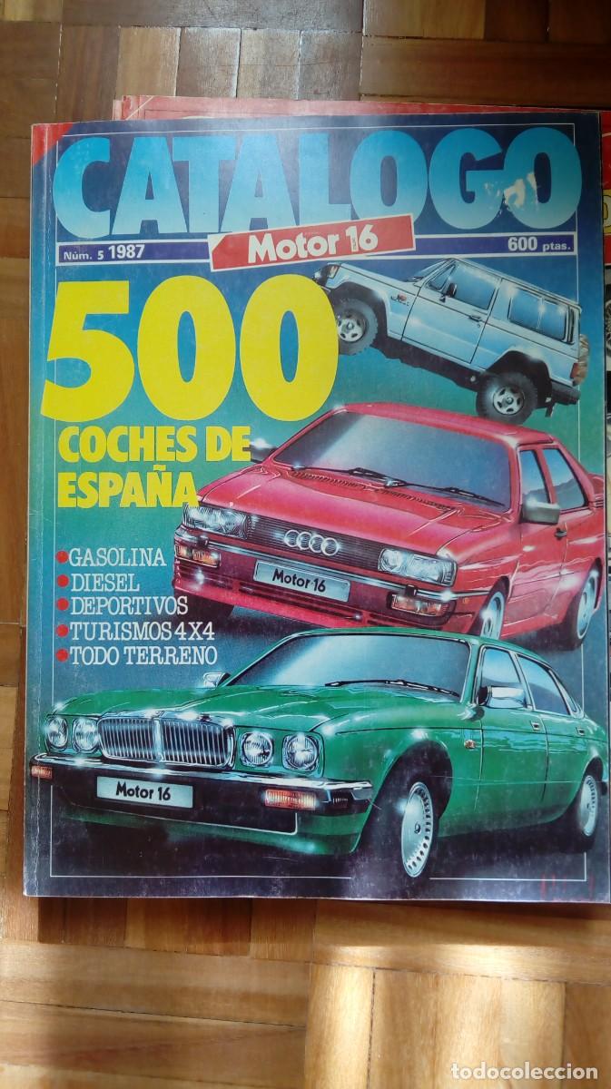 Coleccionismo de Revistas y Peri&oacute;dicos: Motor 16 revista catalogo anual coches 1987