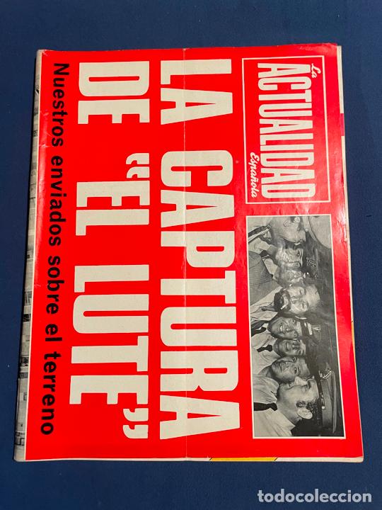Coleccionismo de revistas y peri&oacute;dicos: REVISTA ACTUALIDAD A&Ntilde;O 1973 LA CAPTURA DEL LUTE