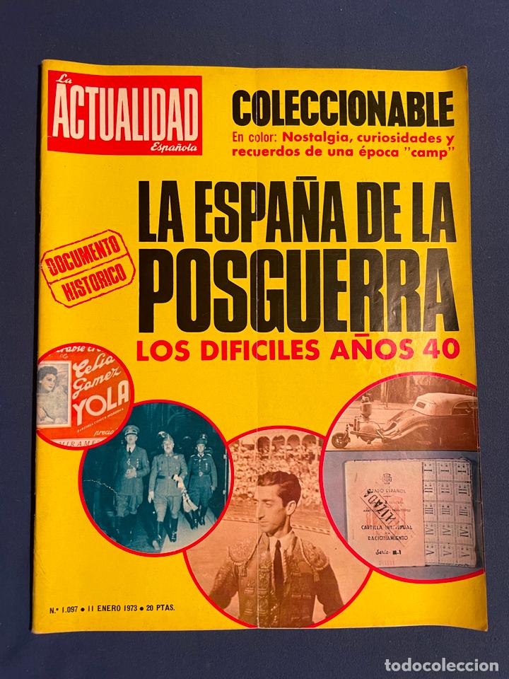 Coleccionismo de revistas y peri&oacute;dicos: REVISTA ACTUALIDAD ENERO 1973 ESPA&Ntilde;A POSTGUERRA