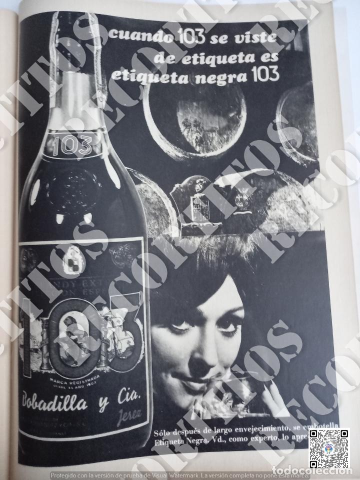 Coleccionismo de Revistas y Peri&oacute;dicos: ANUNCIO PUBLICIDAD BOBADILLA 103 BRANDY ETIQUETA BLANCA