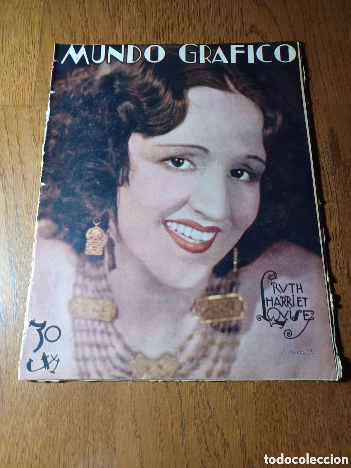 Coleccionismo de revistas y peri&oacute;dicos: REVISTA 1929 GIBRALTAR ACLAMA A LOS AVIADORES JIM&Eacute;NEZ E IGLESIAS.