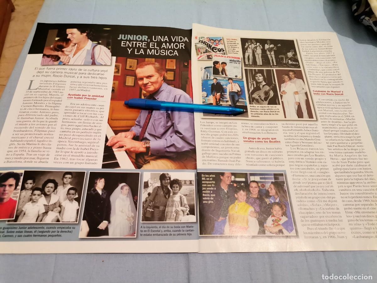 Coleccionismo de Revistas y Peri&oacute;dicos: JUNIOR, ROCIO DURCAL RECORTE REVISTA 3 PAGINAS 2014