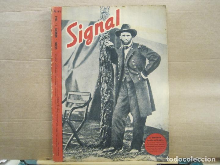 Coleccionismo de revistas y peri&oacute;dicos: SIGNAL - NUMERO 1 - A&Ntilde;O 1944 - REVISTA ANTIGUA NAZI -VER FOTOS-(V-23.757)