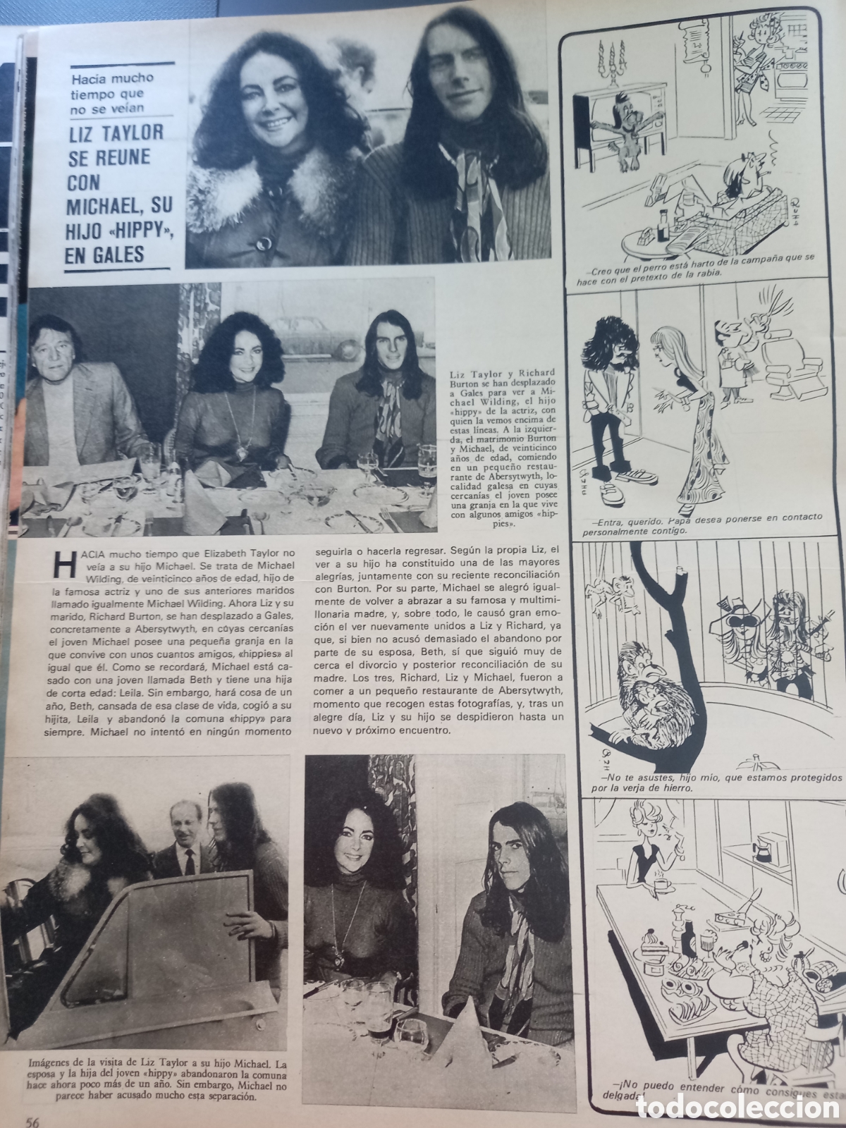 Coleccionismo de Revistas y Peri&oacute;dicos: elizABETH TAYLOR MICHAEL WILDING RICHARD BURTON