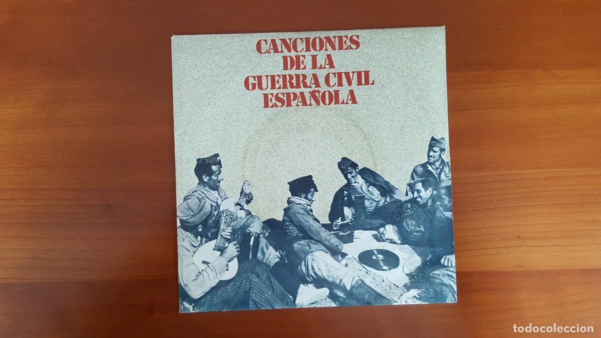 Collectionnisme de Revues et Journaux: Vinilo Single Canciones de la Guerra Civil Espa&ntilde;ola