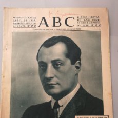 Coleccionismo de Revistas y Periódicos: DIARIO ABC 27/4/1939 Nº10367 JOSE ANTONIO PRIMO DE RIVERA, FUNDADOR DE FALANGE. EDUARDO MARQUINA. Lote 371114096