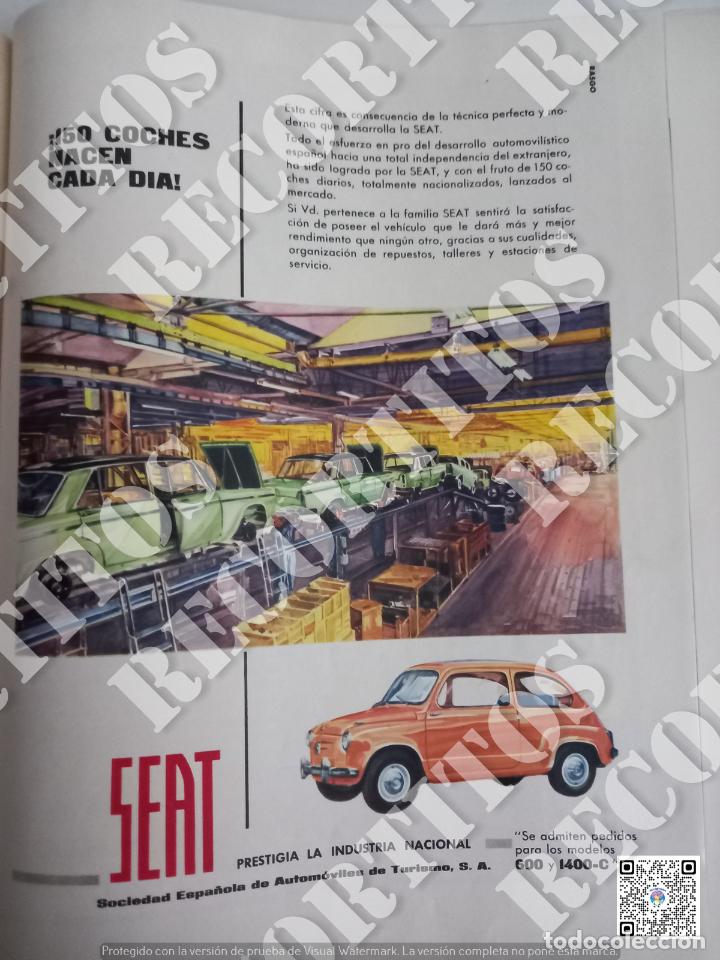 Coleccionismo de Revistas y Peri&oacute;dicos: MOTOR ANUNCIO PUBLICIDAD SEAT 600 1400