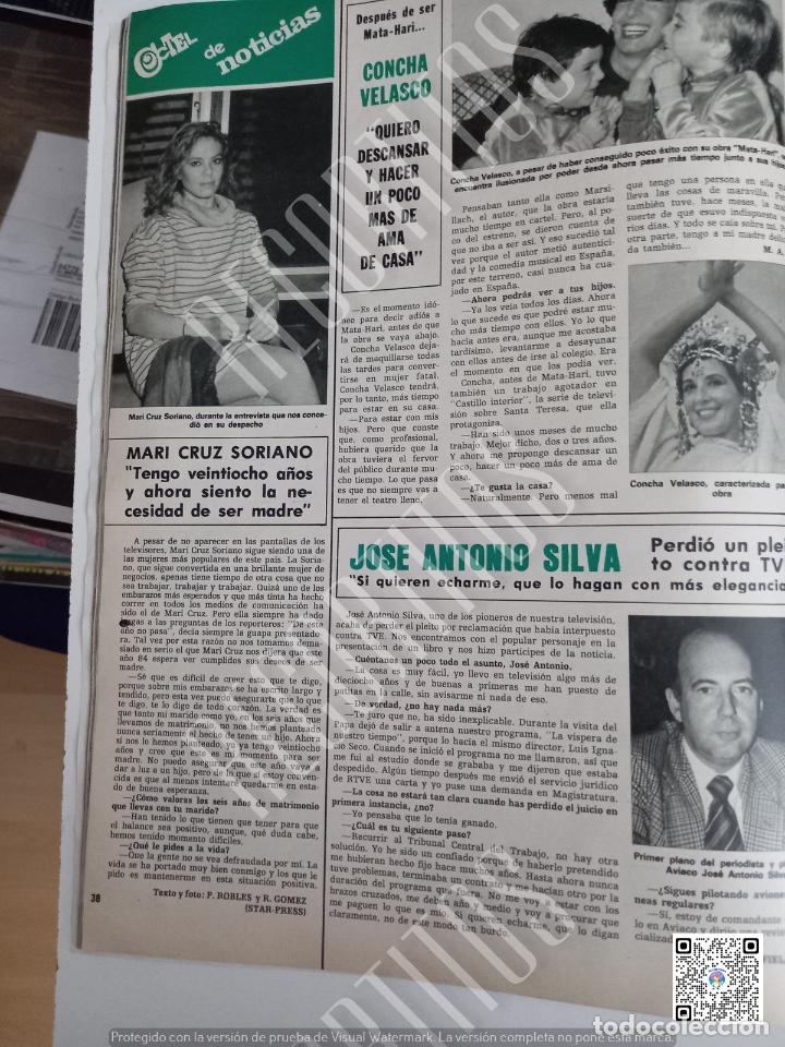 Coleccionismo de revistas y peri&oacute;dicos: concha velasco