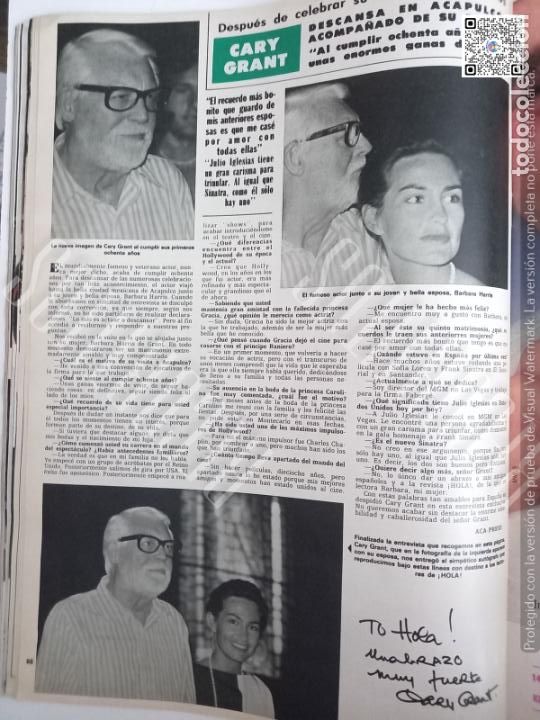 Coleccionismo de revistas y peri&oacute;dicos: cary grant