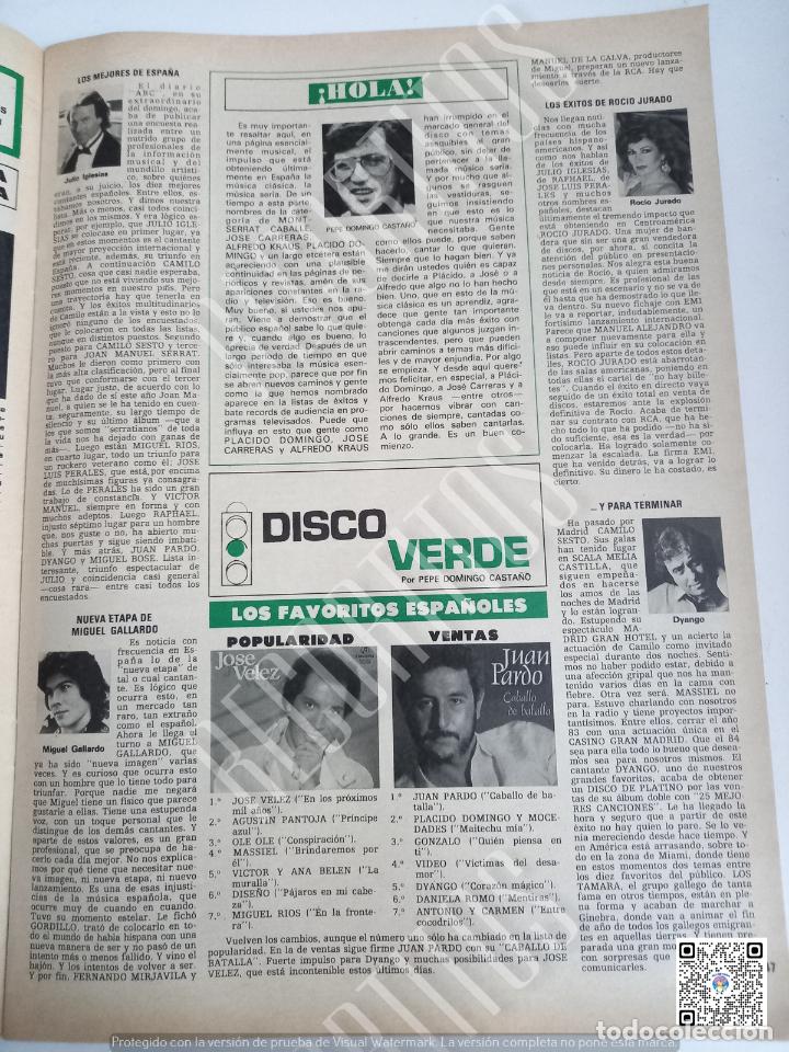 Coleccionismo de Revistas y Peri&oacute;dicos: miguel gallardo rocio jurado julio iglesias dyango juan pardo jose velez