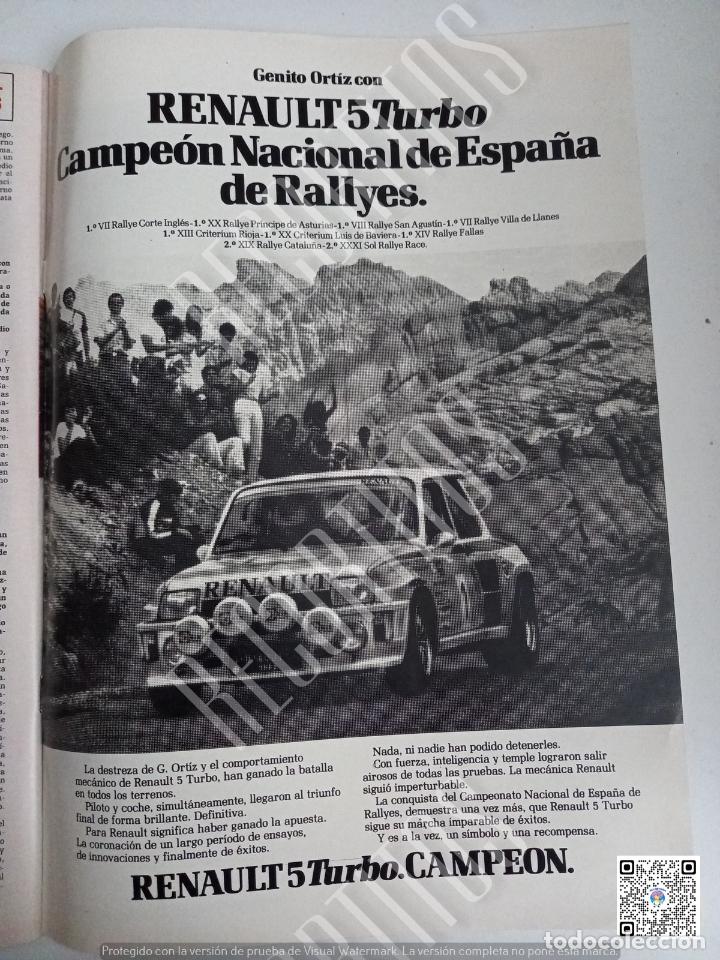 Coleccionismo de Revistas y Peri&oacute;dicos: anuncio renault 5 turbo