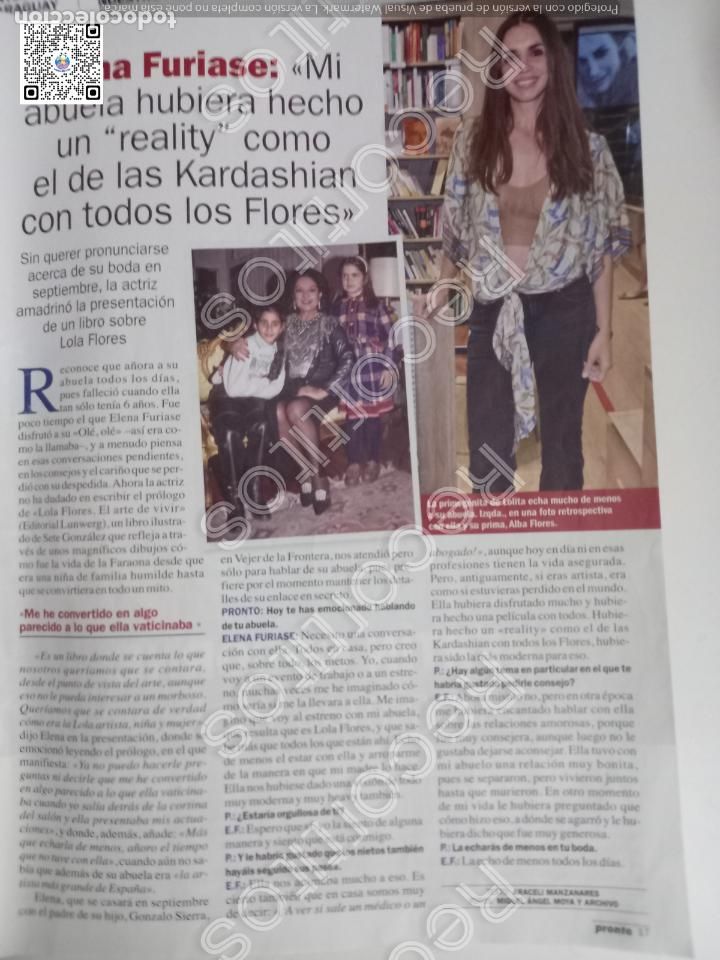 Coleccionismo de revistas y peri&oacute;dicos: LOLA FLORES ALBA ELENA FURIASE