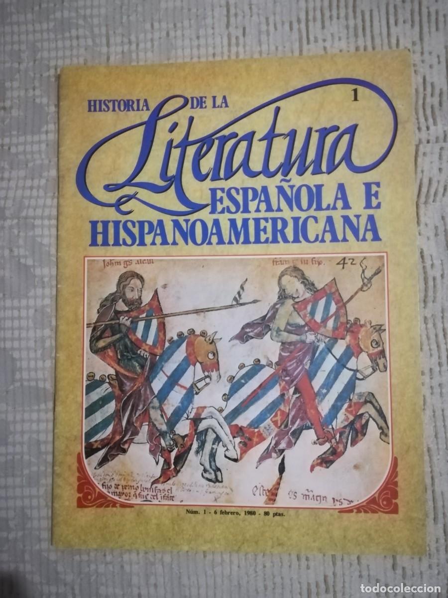 Sammeln von Zeitschriften und Zeitungen: Lote 2 fasciculos historia de la literatura espa&ntilde;ola e hispanoamericana 1980 numeros 1 y 2 **-