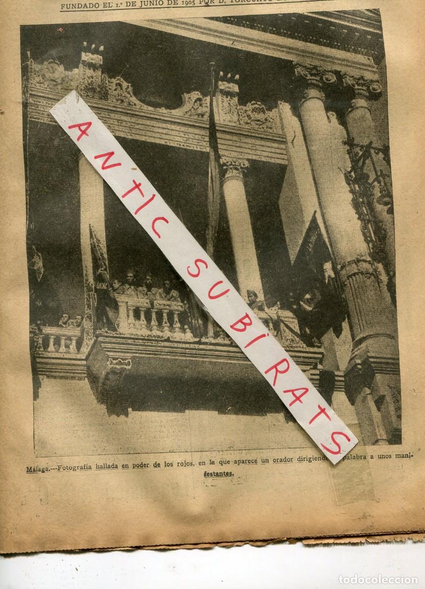 Collection Magazines and Newspapers: PERIODICO A&Ntilde;O 1937 GUERRA CIVIL MALAGA REPUBLICANA QUEIPO DE LLANO MANO SANTA DE SANTA TERESA