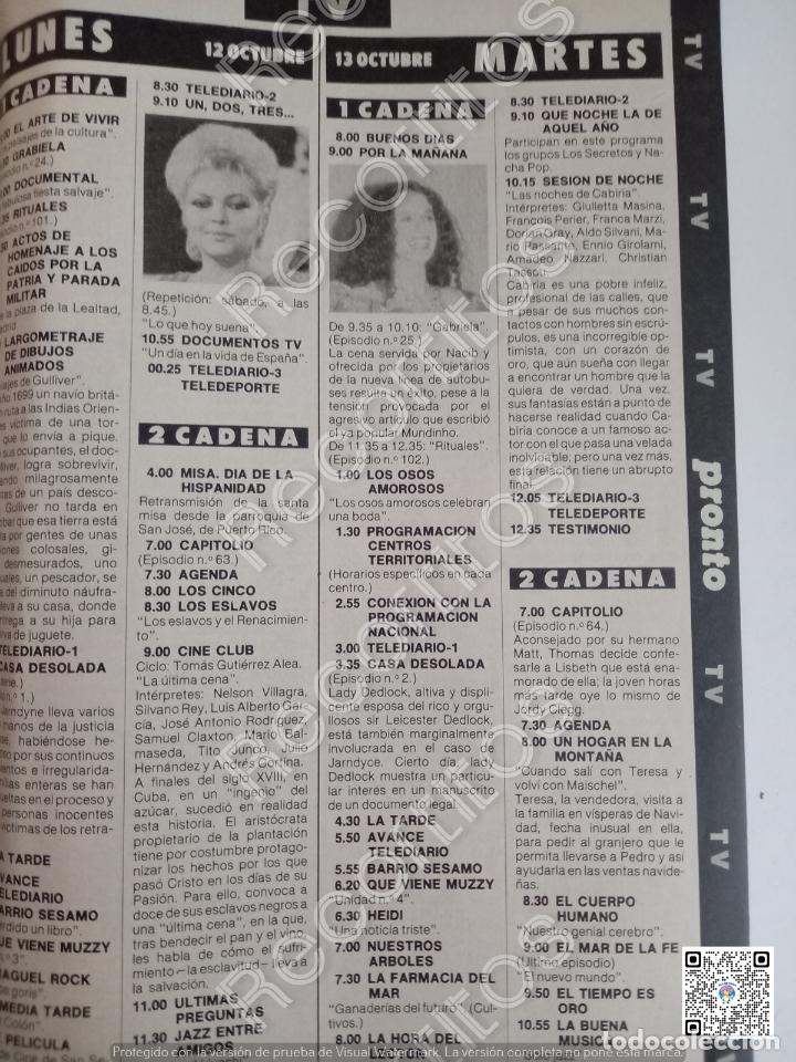 Collection Magazines and Newspapers: MAYRA GOMEZ KEMP UN DOS TRES 1 2 3 TRIO ACUARIO SONIA BRAGA GABRIELA