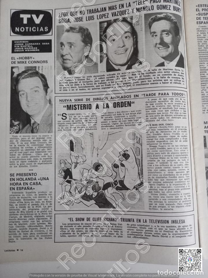 Coleccionismo de Revistas y Peri&oacute;dicos: MIKE CONNORS SCOOBY DOO SCOBY HANNA BARBERA PACO MARTINEZ SORIA JOSE LUIS LOPEZ VAZQUEZ MANOLO GOMEZ