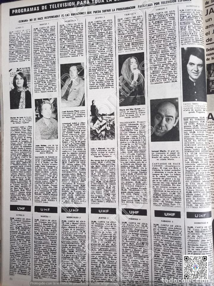 Coleccionismo de Revistas y Peri&oacute;dicos: LOLE Y MANUEL MARIA DEL MAR BONET CAMILO SESTO ISMAEL MERLO JULIO NU&Ntilde;EZ JOSE MARIA PLAZA