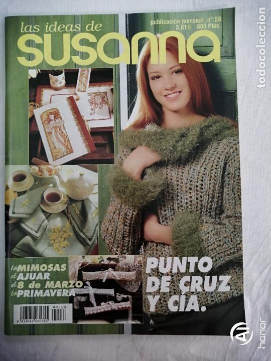 Collection Magazines and Newspapers: LAS IDEAS DE SUSANNA 58. PUNTO DE CRUZ, CACTUS, MONUMENTOS, MIMOSAS, ENCAJES Y PUNTILLAS