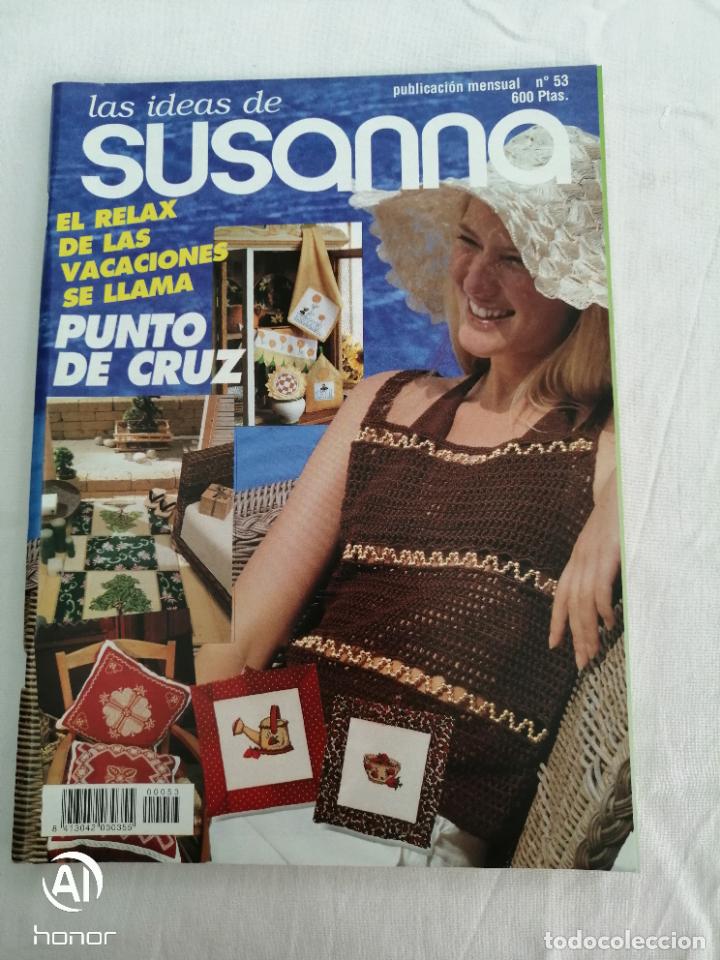 Collection Magazines and Newspapers: LAS IDEAS DE SUSANNA 53. PUNTO DE CRUZ, MOTIVOS DE JARDIN Y JAPONESES, GIRASOLES, INFANTILES