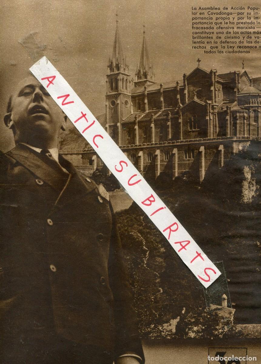 Coleccionismo de Revistas y Peri&oacute;dicos: REVISTA A&Ntilde;O 1934 COVADONGA EN PORTADA DUQUE DE OSUNA BARBARROJA KYFFHAUSER XAMAR LEQUEITO GIGANTES